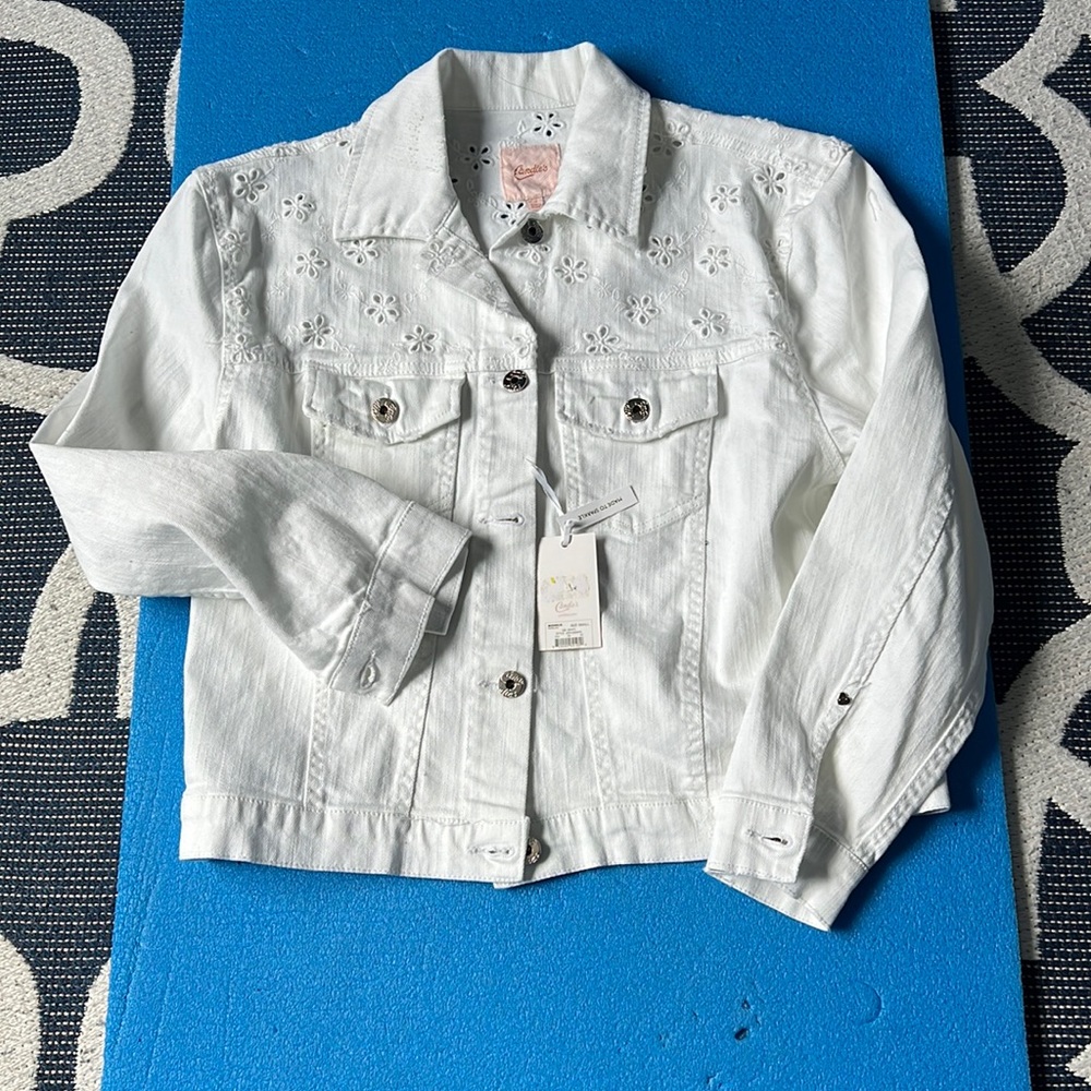 Brand new Candies white jacket with tag